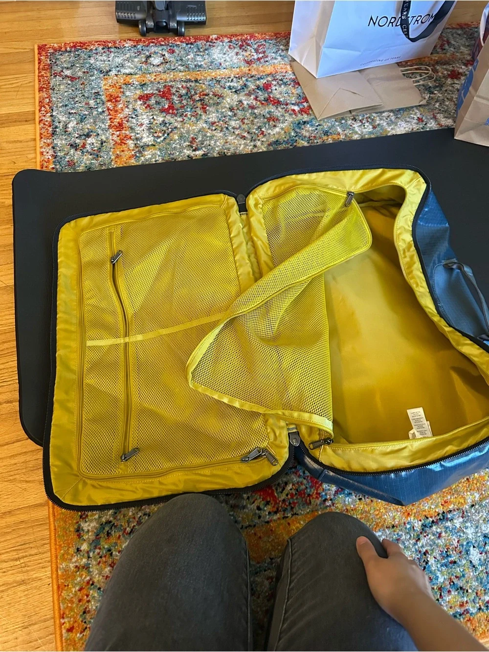 Patagonia Black Hole MLC 45L with backpack straps